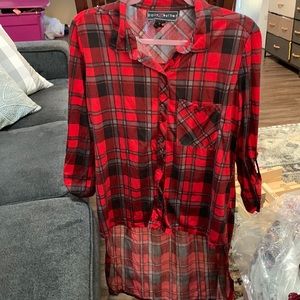 Womens XL Flannel button up